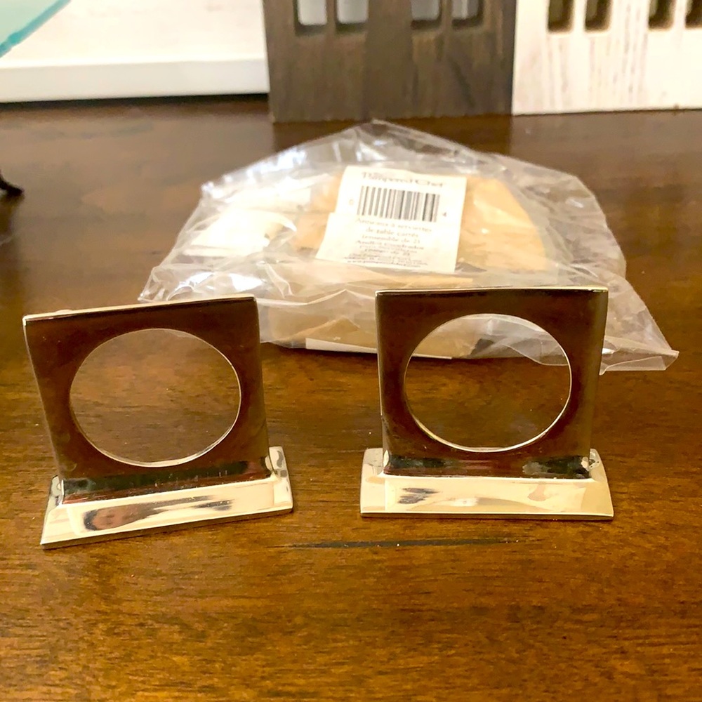 NEW Pampered Chef square napkin holder set of 4